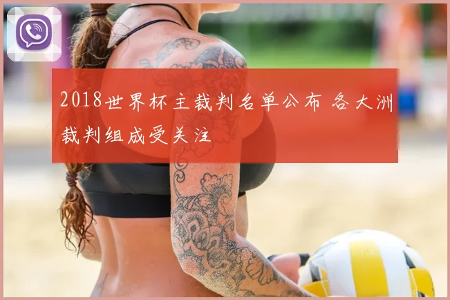 2018世界杯主裁判名单公布 各大洲裁判组成受关注
